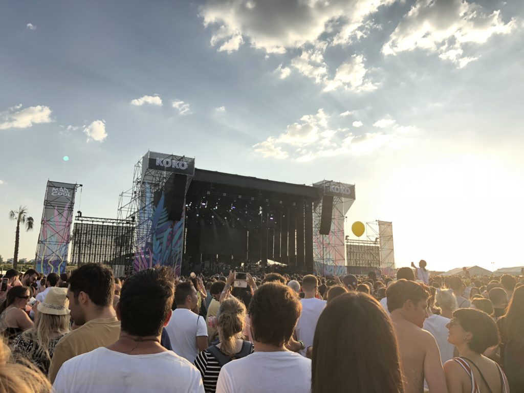 Atardecer en Mad Cool 2018